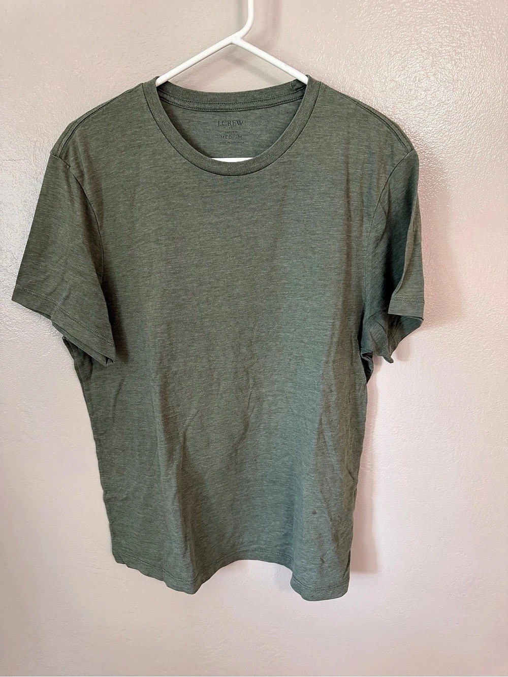 J.Crew Washed T-Shirt Short Sleeve Tee Green Size Medium